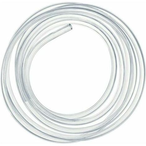 Tuyau souple transparent 2m – PVC – Diamètre intérieur 16mm – Diamètre extérieur 20mm – Résistant aux hautes températures – Pour eau potable et essence (1/5)