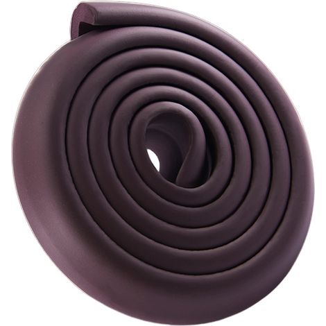 Protectores de esquinas para bebés, ideales para proteger las esquinas afiladas de mesas, armarios y paredes (marrón, 1 rollo). (1/5)