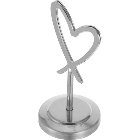 Présentoir Love fil métal – pinces mémo pour numéros table et photos