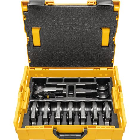 Set pinces à sertir Mini (Mâchoires) profil BMP 1/4" + 3/8" + 1/2" + 5/8" + 3/4" + 7/8" + 1" + 1"1/8 en L-Boxx - Pour 14V ACC - Rems (1/2)