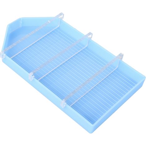 Plateau de Tri Perles pour Diamant Peinture, Accessoire de Rangement, Outil Organisateur, Conteneur de Perles, DIY Artisanat, Bleu (1/5)