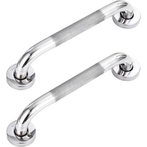 Barre D Appui - Acier Inoxydable 304 - 30 Cm - Pour Salle De Bain Baignoire Toilettes - Lot De 2