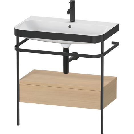 Set Duravit Happy D.2 Plus con consola metálica y cajón,