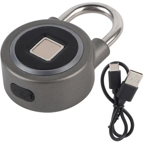 QORVA-Cadenas antivol intelligent à empreintes digitales, sans clé, étanche, Bluetooth, contrle par application, sécurité