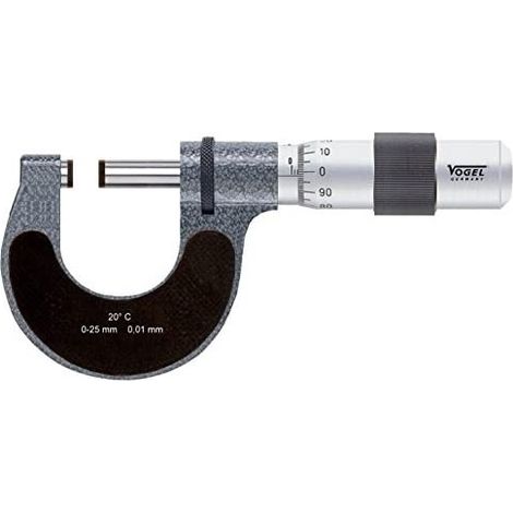 Micrómetro de exteriores reforzado 0-25mm. VOGEL 231330 (1/2)
