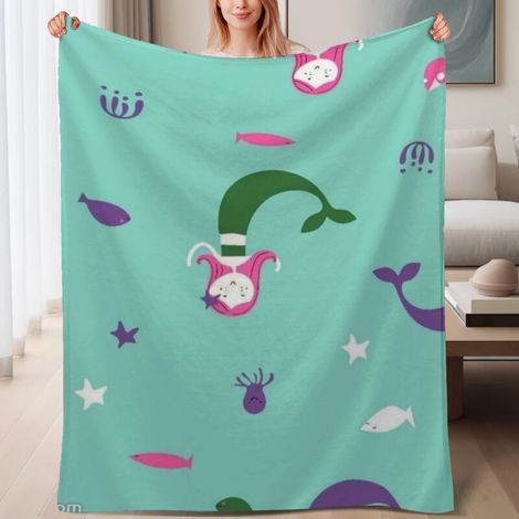 Couverture de lit en polaire, couverture de luxe douce en microfibre toutes saisons, décoration de chambre, cadeau pour femmes hommes, 6080 pouces (1/4)