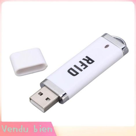 Garosa Lecteur RFID Portable 125KHz Lecteur RFID Portable Plug and Play 125KHz, Voyant Vert pour la Gestion des bricolage carte (1/4)