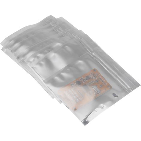 Lot de 100 sachets de rangement antistatiques à fermeture éclair refermables pour composants électroniques (1/4)