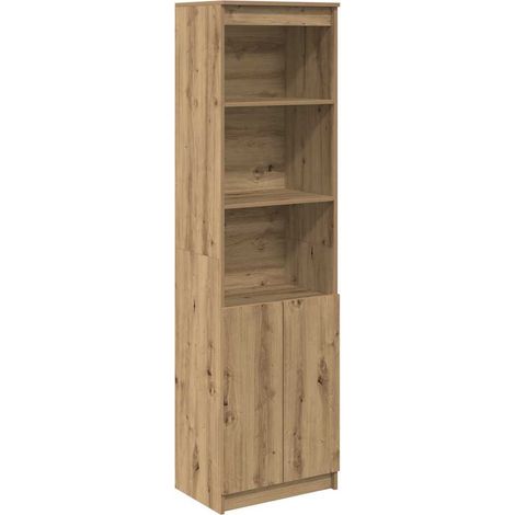 Maison Exclusive - Aparador Artisan Roble 50x35x180 cm Madera de