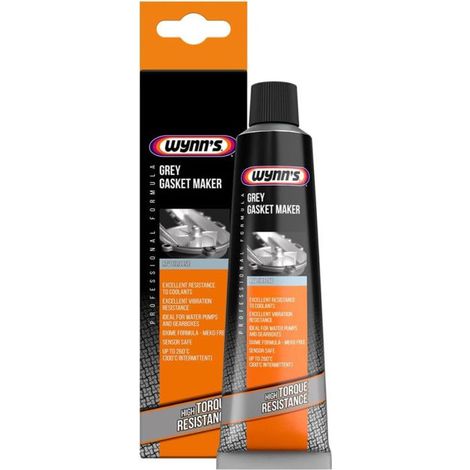 Joint d'étanchéité - Silicone RTV sans MEKO - Gris - Ultra résistant - Haute température - Wynn's (1/4)