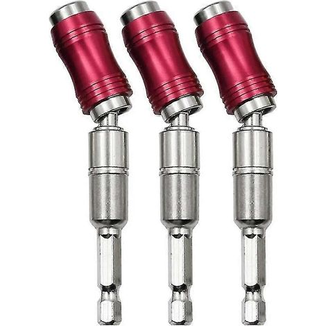 3 porte-forets magnétiques pivotants, porte-embouts magnétiques pivotants, vis flexible à dégagement rapide (1/5)