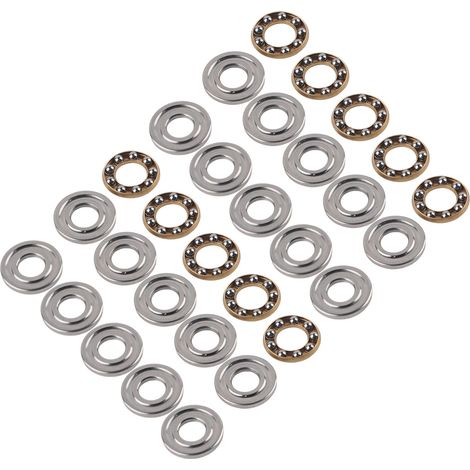 10 roulements à billes de poussée miniatures haute précision en acier plat, lot de 10 pièces (6x14x5mm) (1/5)
