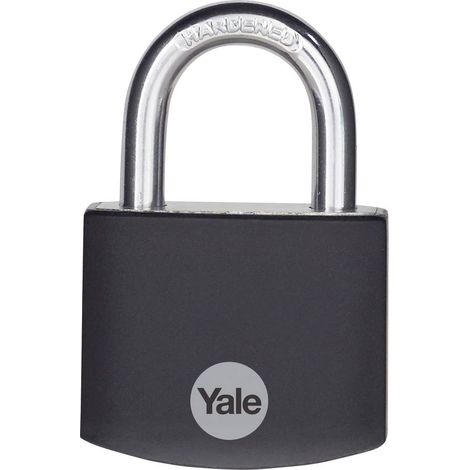YALE YE3B/38/119/1/BK Lucchetto 38 mm Nero Serratura a chiave (1/2)