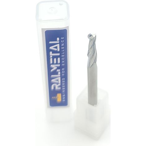 Fresa conica in metallo duro integrale per matrice piatta D3 x 2° x D4 mm (1/3)