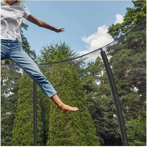 Lot de 12 housses protection en mousse pour poteau trampoline, tube noire - (1/5)