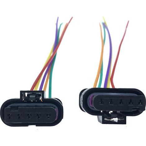 EA888 Elektronischer Wasserpumpen-Thermostat-Anschluss für Luftstrom, kompatibel mit Volkswagen Audi A3, A4L, A6L, Q3 und Q5 der 3. Generation (JB1342-5P)