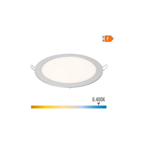 Spot d intérieur edm Downlight LED chrome 20W aluminium (1/3)