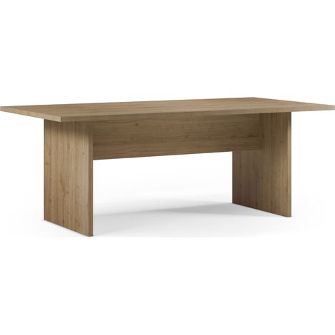 Table a manger LOANA - Chene - Forme rectangulaire 200 x 100 x 75 cm (1/3)