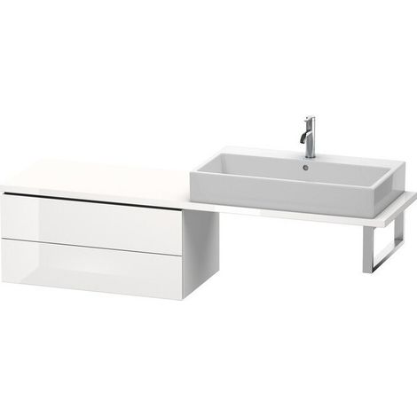 Consolle bassa L-CUBE 400x820x477mm cemento