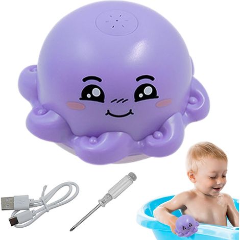 Jouet de douche Apprentissage des couleurs lumineux avec jet d'eau idéal pour le bain , la piscine , (1/5)