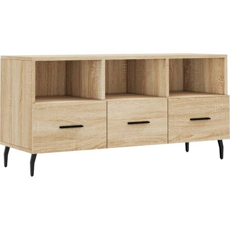 Maison Exclusive - TV-Schrank Sonoma-Eiche 102x36x50 cm Holzwerks
