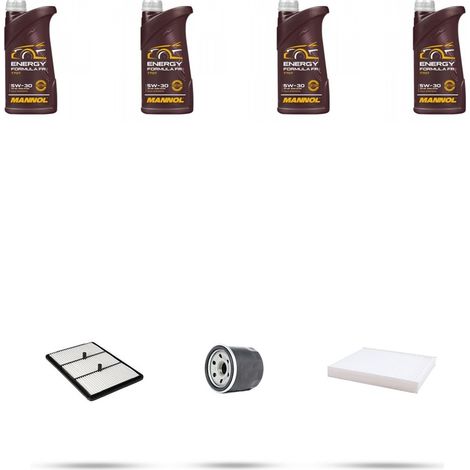 Kit tagliando 3 FILTRI e 4L OLIO compatibile con Hyundai Kona 1.6 Hybrid 104kw dal 2019 (1/4)