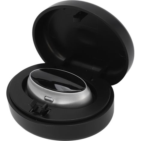 Dispositif anti-ronflement électrique pour la gorge, 3 niveaux d'intensité réglables, massage par impulsions TENS, solution pour lutter contre le ronflement. (1/5)