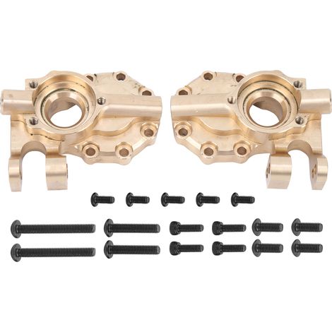 2 pièces Rotules avant en laiton pour direction RC, pièces de rechange compatibles Traxxas TRX4 (1/5)