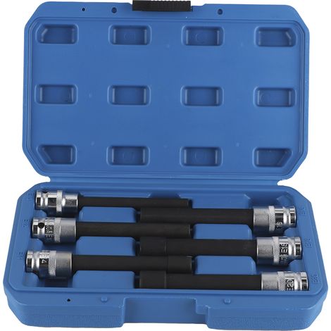 Kit de réparation culasse comprenant 6 douilles extra longues type E (E10, E12, E14, E16, E18, E20)