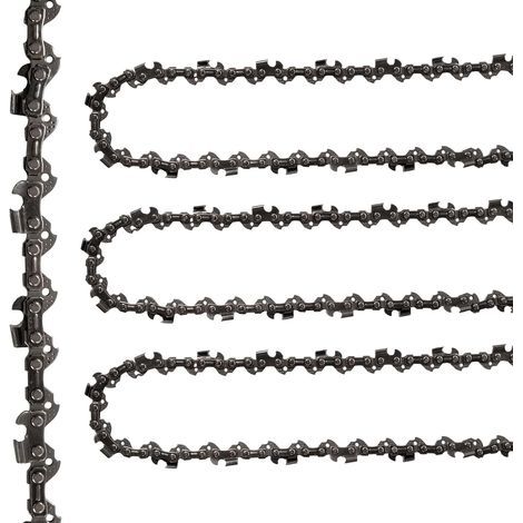 Chaînes de Tronçonneuse, 3PCS Chaîne Tronçonneuse 12", 45 Liens D'entraînement, Guide-Chaîne Huilepas de la Chaîne 3/8", Chaîne de Scie pour les Plaque Guides de Tronçonneuse 30 cm (1/5)