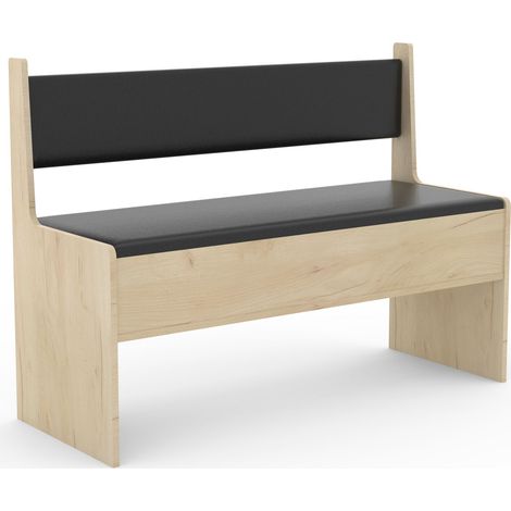 Banco de banco de esquina de madera Esal 110 cm 80x110x42 - VCM (1/2)