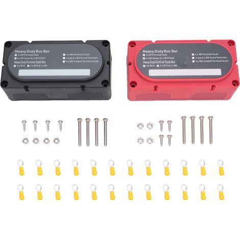 Bornier M8 12 voies 150A, barre omnibus de Distribution d'énergie multifonctionnelle pour véhicules Automobiles, camping-car, Marine