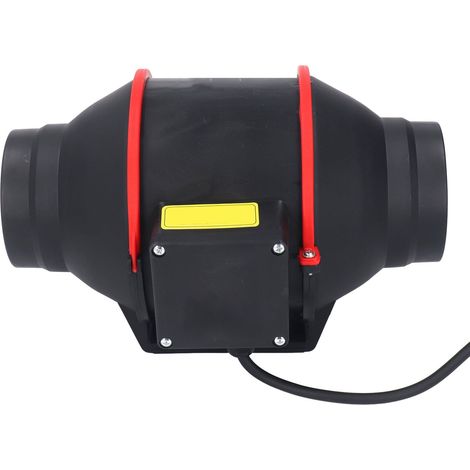 Ventilateur de gaine silencieux de 10 cm (4 pouces) avec flux d'air diagonal et variateur de vitesse. Convient aux tentes de culture et à la ventilation intérieure. Norme européenne 220 V. (1/5)