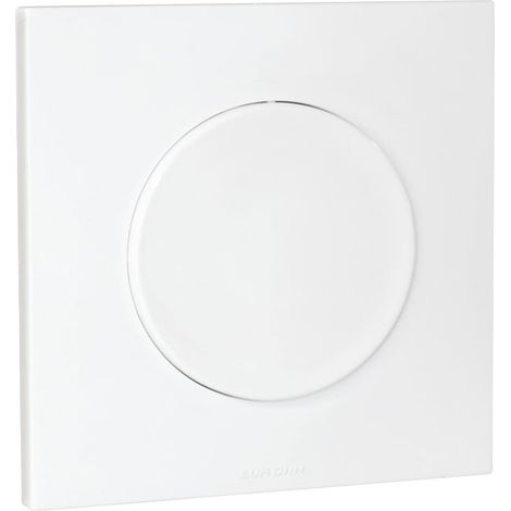 Obturateur complet avec griffes et plaque - SQUARE EASY blanc - Eur'Ohm