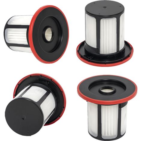 YanBan Filter und Filterhalter, kompatibel mit Bosch Unlimited Series 6 Akku-Staubsaugern: BKS6111P, BCS611AM, BBS611PCK, BCS612W, BCS612GB, BCS61GB und BCS61113, Artikelnummer: 12033215, 4er-Pack (1/5)