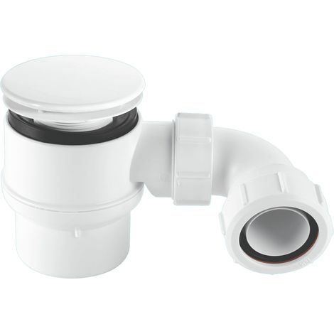 McAlpine STW6M-95 50mm Water Seal Shower Trap with Universal Outlet (1/4)