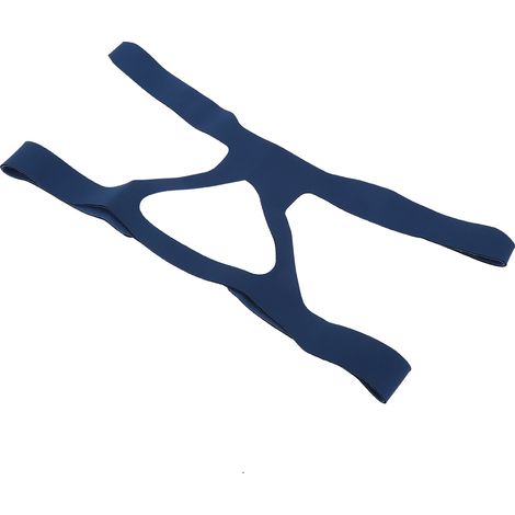 Bandeau pour masque respiratoire lavable CAPA Masque facial respirant Bandeau Bleu (1/5)