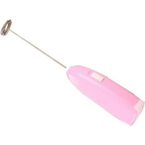 Batteur Fouet Électrique Portable - 20,3 cm - Acier Inoxydable Et Plastique - Pour Crèmes Et Jus - 1 Pièce