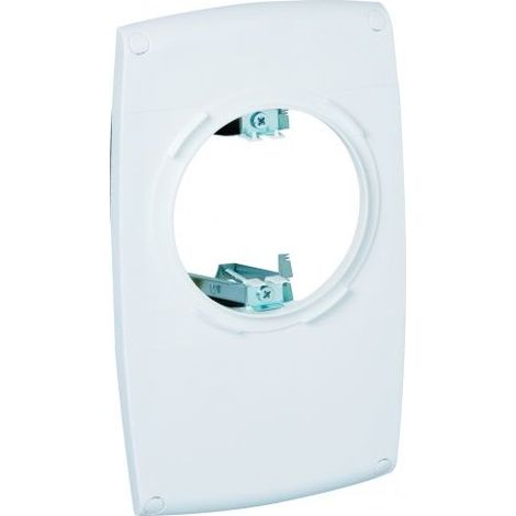 Aldes – Platine de rénovation à griffes 11019050 – Fixation pour bouches VMC – Coloris blanc – Installation facile sur conduits déformés