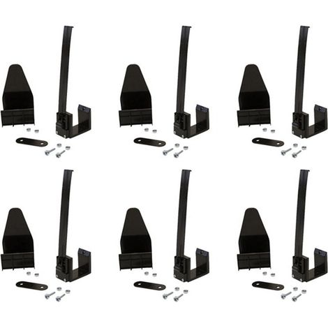 6 Clips pour bannière, fixation robuste vinyle, installation sans outil, décoration garage extérieur (1/5)