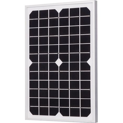 Moduli fotovoltaici solari in silicio monocristallino da 10W 18V, appositamente progettati per sistemi off-grid, per camper, barche, roulotte, rimorchi (1/5)
