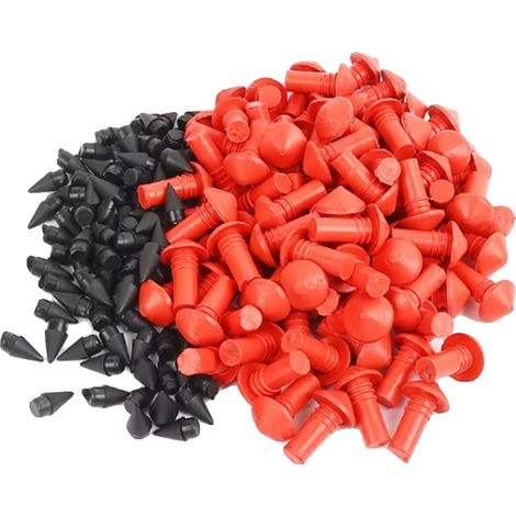 Kit de reparación de neumáticos, diseño robusto, reparación rápida de emergencia, tamaño pequeño, 50 piezas. (1/2)