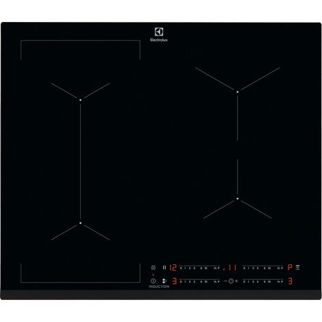 Electrolux – Table de cuisson à induction 60 cm 4 feux – CIL63443 – Fonction Bridge pour grandes casseroles – Hob2Hood pour extraction automatique