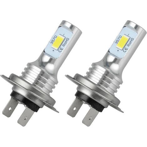 2X H7 LED 6500K Super Bianco 80W 1000LM Kit Fendinebbia Kit Lampade Anabbaglianti (1/4)