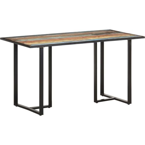 Esstisch 140 cm Recyceltes Massivholz