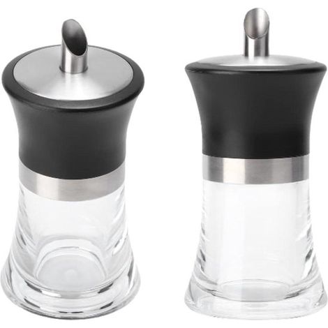 Set di zuccheriere (2 pezzi) - Zuccheriera trasparente - Zuccheriere in acrilico, adatte per caffè, cereali, tè - 100 ml