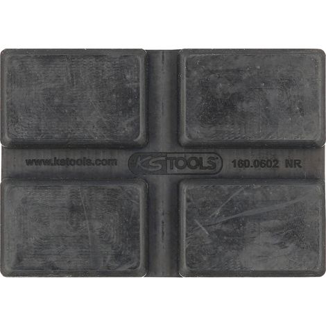 KS Tools Gummiauflage 42 für Rotary Hebebühnen, 128 x 89 x 35 mm (1/4)