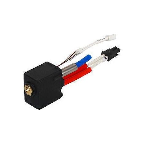 Hotend-Set (24 V, 60 W) mit Heizelement, Extruderkopf und Messingdüse für 2 Neo/Max/Plus 3D-Drucker