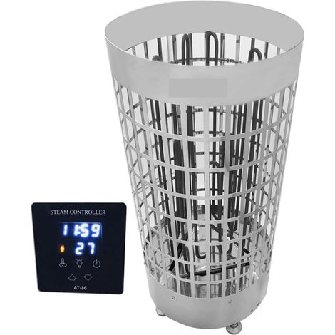 Poêle de sauna électrique 6 kW-18KW Sauna chauffage portable intelligent à chaleur sèche sauna 1 5 kW Poêle de chauffage à sauna électrique avec contrôleur interne Poêle de sauna  Chauffe-sauna pour (1/5)