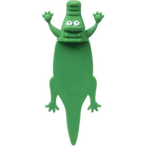 Marque Page Animal Écrasé Noctilucence Léger Alligator Drôle Enfants Filles Garçons Femmes (1/4)